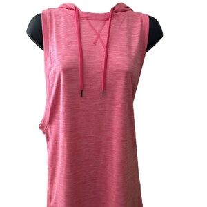 Under Armour Heat Gear Women’s Hooded Sleeveless Loose Fit  Shirt Size M